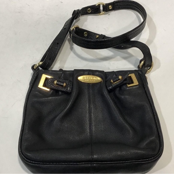 Brahmin Handbags - Women’s Brahmin Black Leather Crossbody Bag